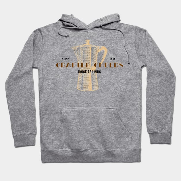 Crafted Cheers Home Brewing Hoodie by VOIX Designs